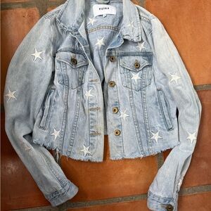 Pistola Blue Cropped Denim Jacket